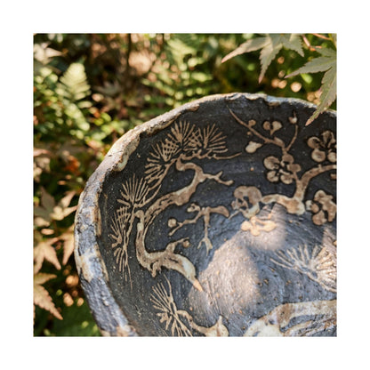 Ceramic Bowl Summer Wall Art Print | Japandi Warm Design