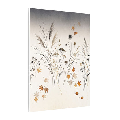 Dawn Dried Flowers Canvas Art - Japandi Kanso