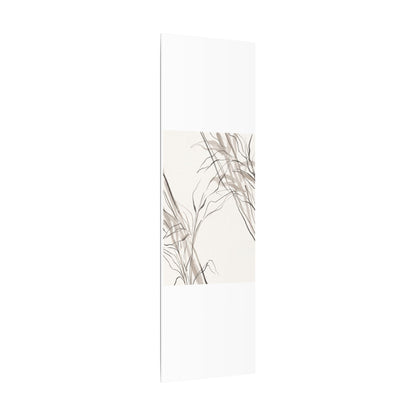 Neutral Shoji Screen Canvas Art - Minimal Line Japandi