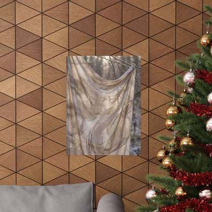 Dappled Silk Drape Wall Art Print - Japandi Ma