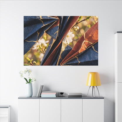 Spring Ceramic Bowl Watercolor Canvas Art | Warm Decor
