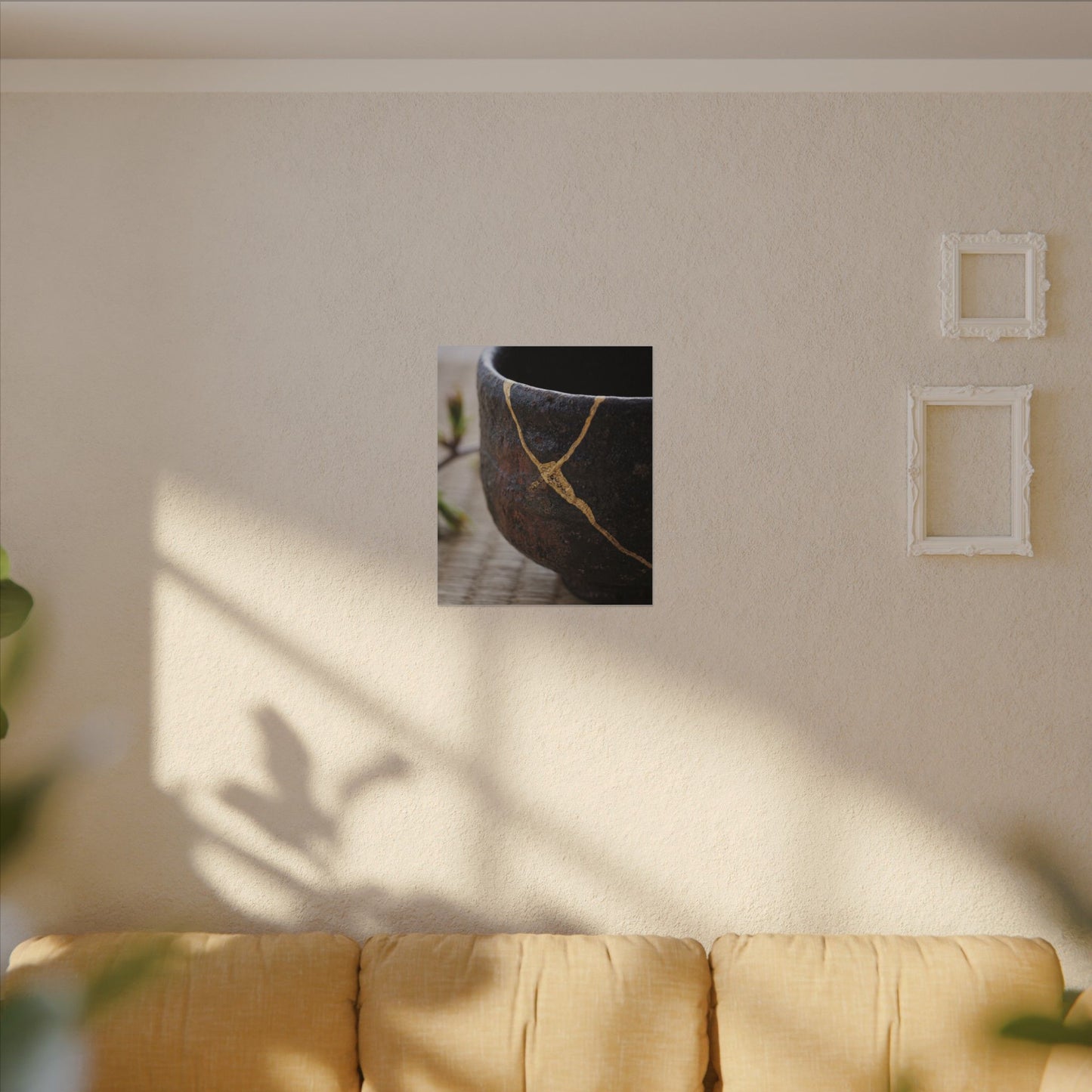 Dawn Tea Ceremony Canvas Art - Kintsugi Mono No Aware
