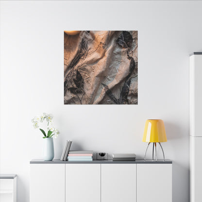 Candlelight Silk Drape Canvas Art - Japandi Mono No Aware