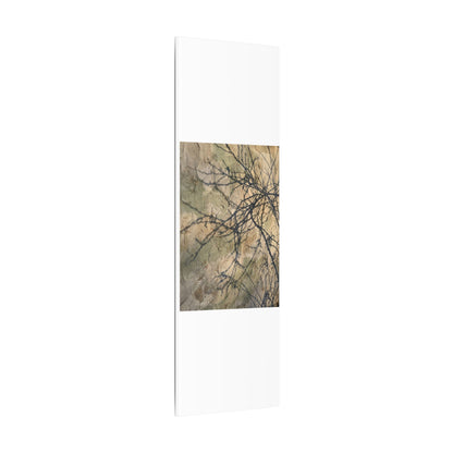 Japandi Shadow Play in Golden Hour | Texture Canvas Art