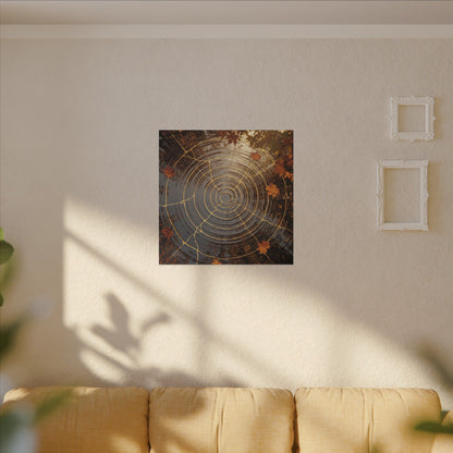 Artful Water Ripple Canvas Art - Gold Vein Kintsugi