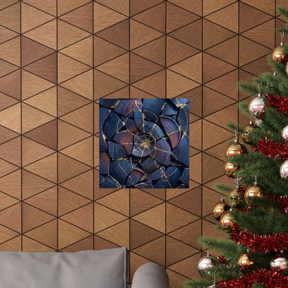 Winter Broken Pottery Gold Repair Wall Art Print | Resilient Decor