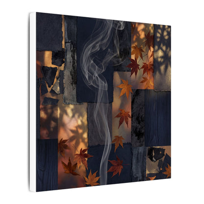 Autumn Incense Smoke Dark Texture Canvas Art | Sophisticated Decor