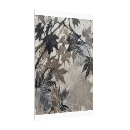 Shadow Play Texture Canvas Art | Cozy Japandi Art