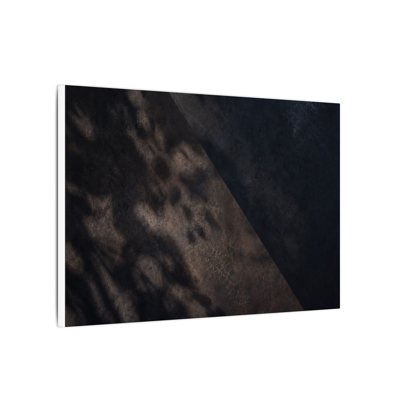 Shadow Play Winter Canvas Art | Dark Japandi Moody Design