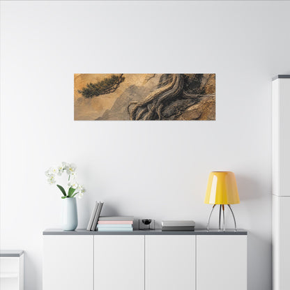 Summer Pine Tree Texture Canvas Art | Cozy Decor