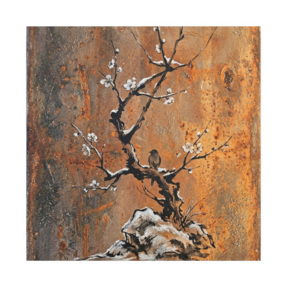 Datsuzoku Rust Patina Canvas Art - Zen Sumi E