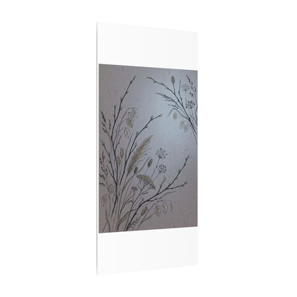 Spring Dried Flowers Japanese Pattern Canvas Art | Cozy Decor