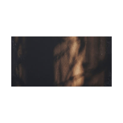 Winter Shadow Play Moody Minimal Canvas Art | Luxurious Decor