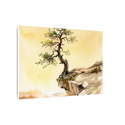 Golden Hour Pine Tree Canvas Art - Japandi Fukinsei