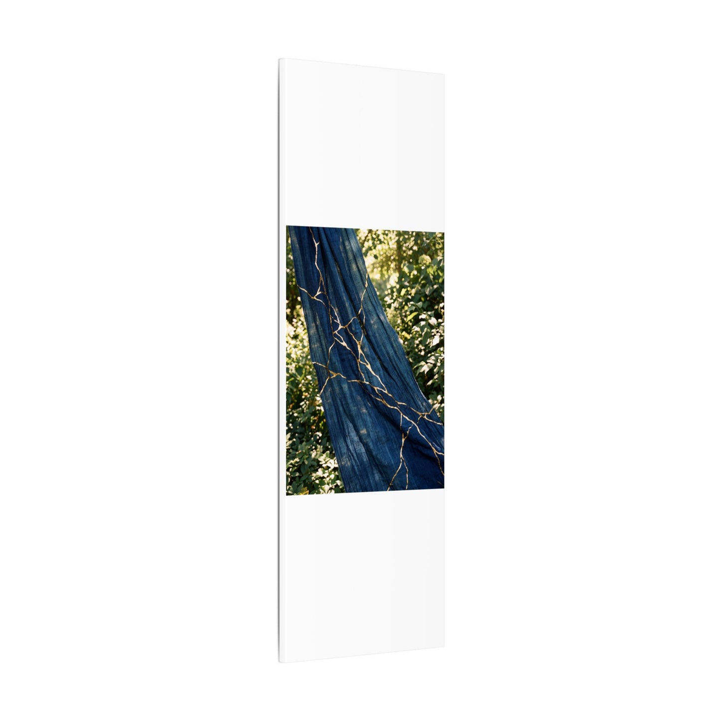 Resilient Silk Drape Canvas Art - Gold Repair Kintsugi