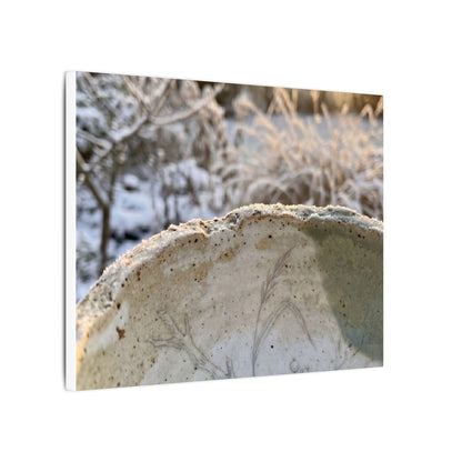 Ceramic Bowl Canvas Art | Winter Japandi Minimal Line Art