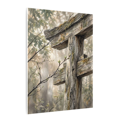Torii Gate Spring Canvas Art | Japandi Neutral Design