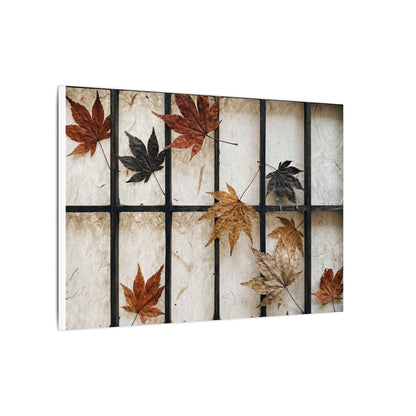 Japandi Shoji Screen in Overcast | Texture Canvas Art