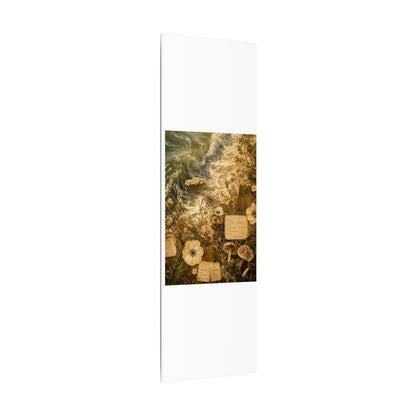 Spring Ocean Wave Herbarium Canvas Art | Nostalgic Decor