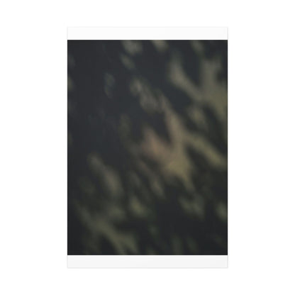 Dappled Shadow Play Canvas Art - Dark Japandi Ma