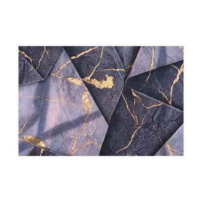Seijaku Paper Fold Canvas Art - Kintsugi Gold Vein
