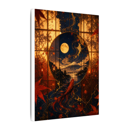 Beautiful Shoji Screen Canvas Art - Gold Vein Kintsugi