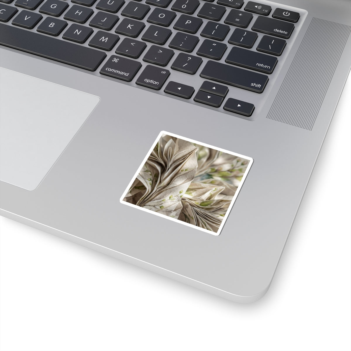 Neutral Paper Fold Sticker - Watercolor Japandi