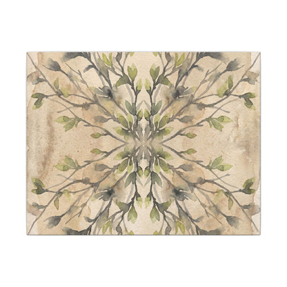 Shibui Shadow Play Canvas Art - Japandi Watercolor