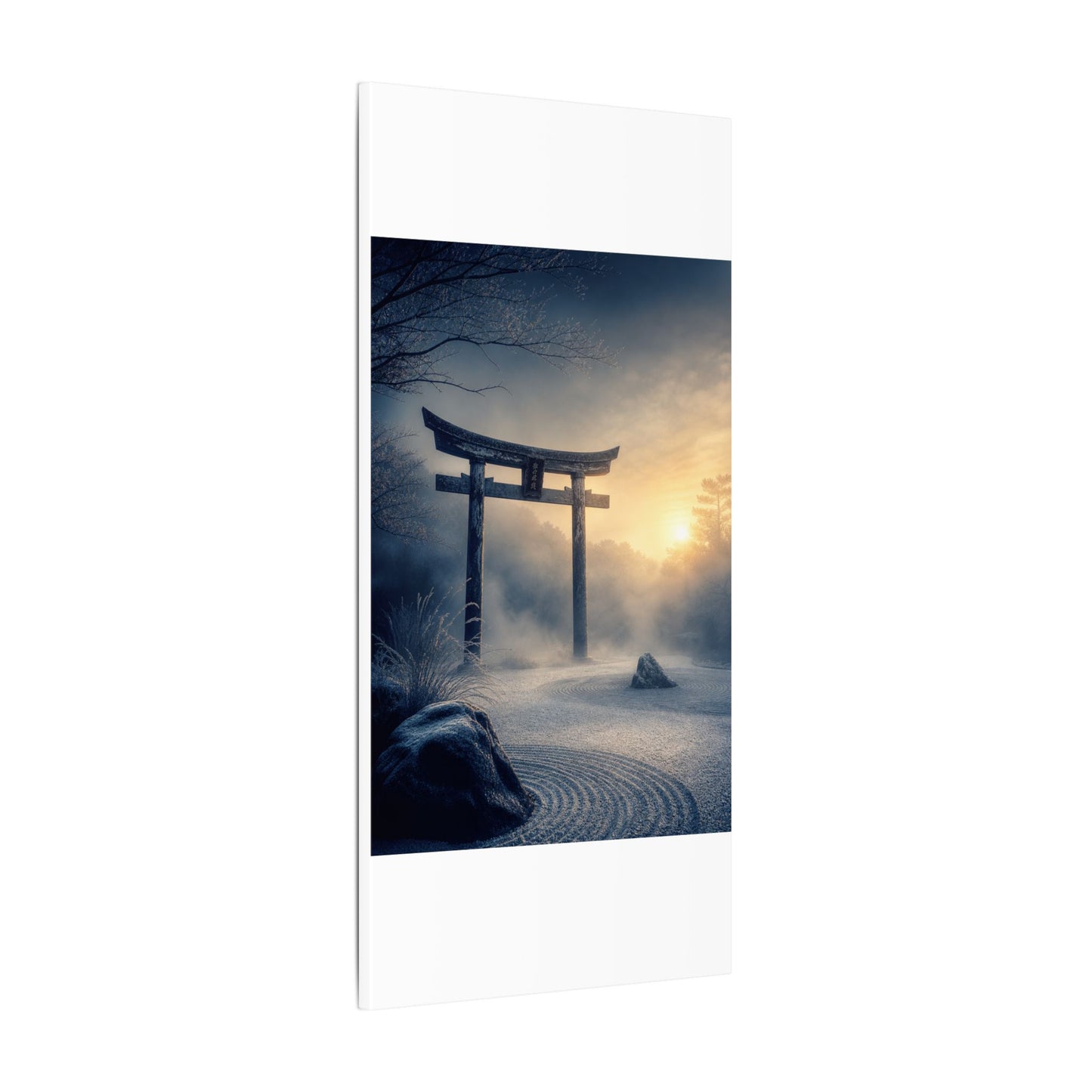 Zen Torii Gate in Golden Hour | Karesansui Canvas Art