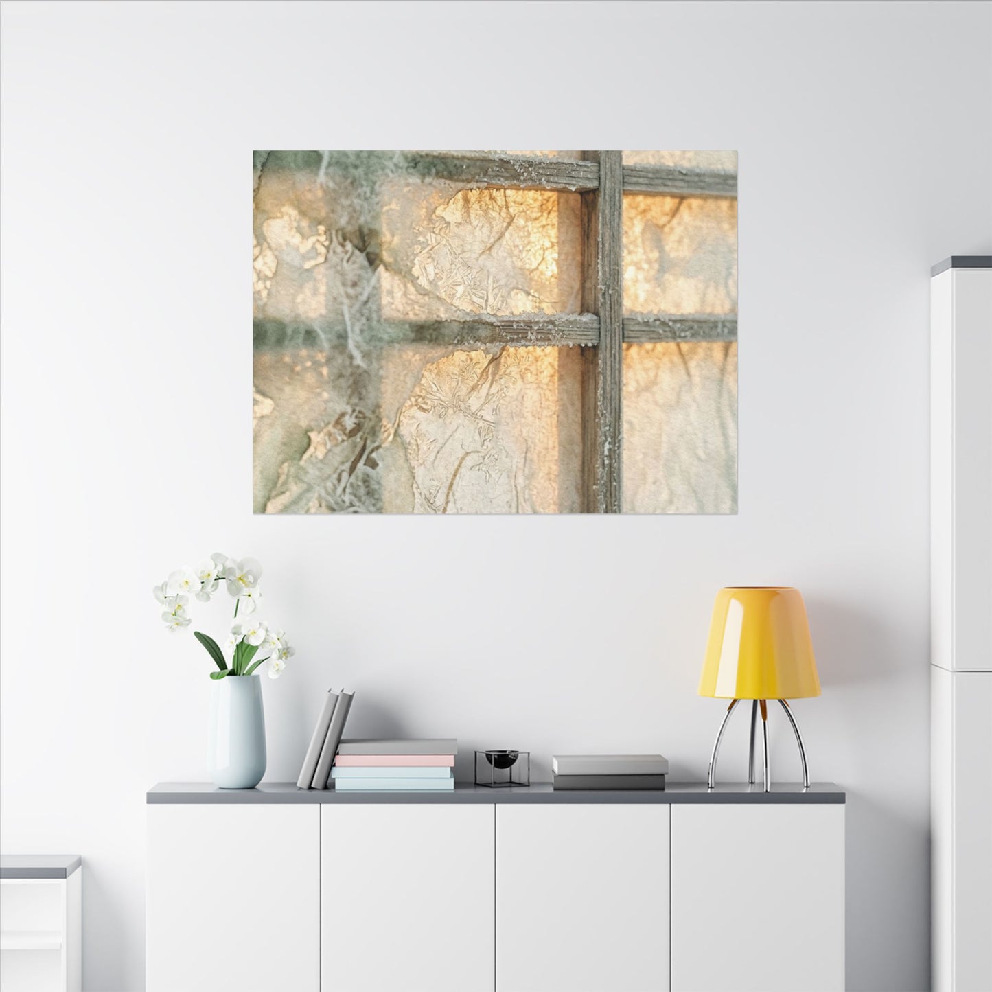 Ceramic Bowl Spring Canvas Art | Japandi Earthy Design
