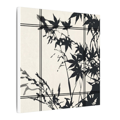 Shoji Screen Canvas Art | Summer Japandi Minimal Line Art