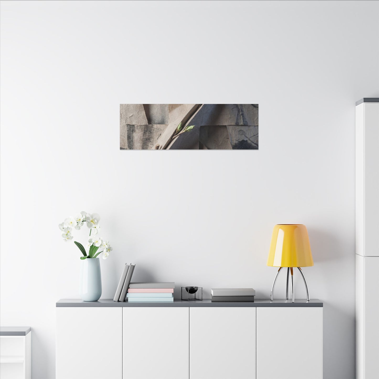 Paper Fold Canvas Art | Spring Japandi Japanese Pattern Art