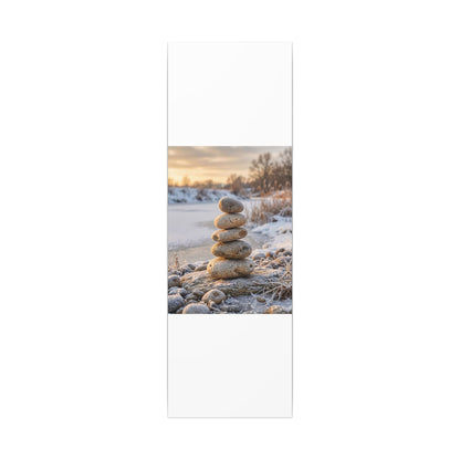 Ma River Stones Canvas Art - Japandi Japanese Pattern