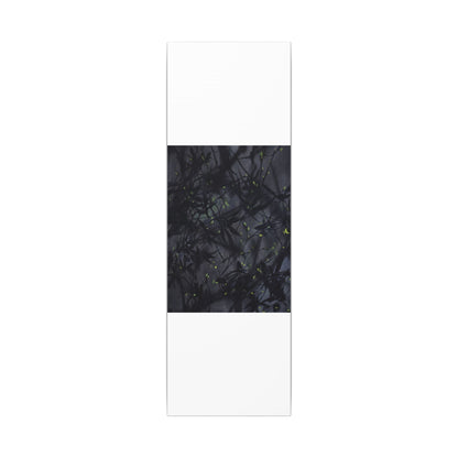 Shadow Play Spring Canvas Art | Dark Japandi Atmospheric Design