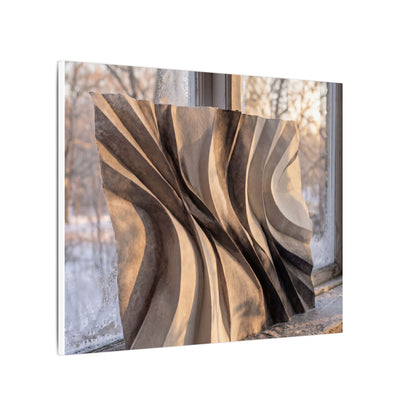 Mono No Aware Paper Fold Canvas Art - Japandi Minimal Line