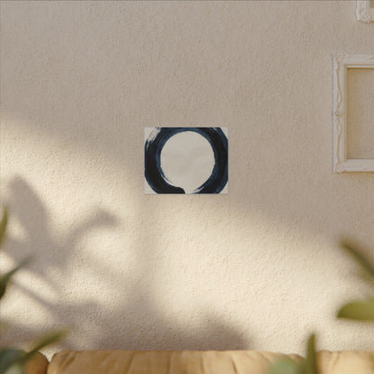 Balanced Meditation Zen Enso Canvas Art