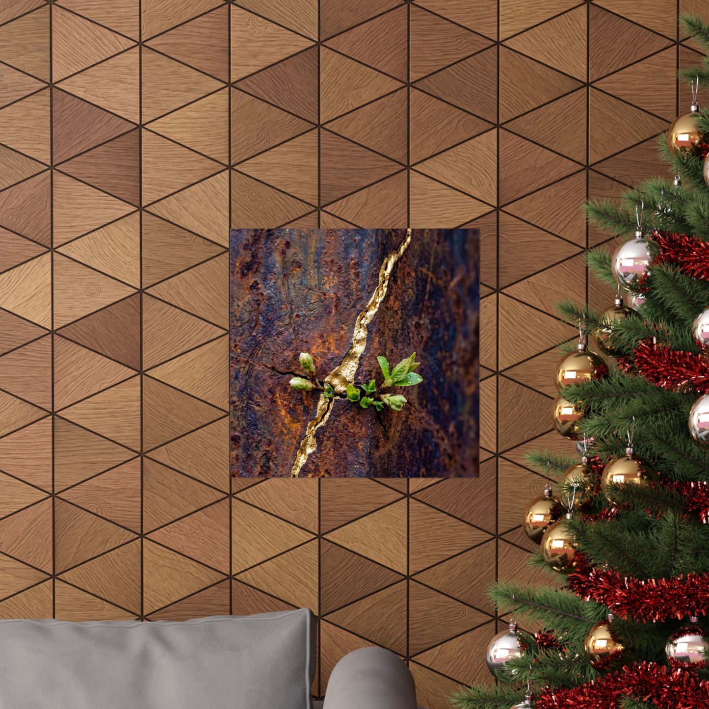Overcast Rust Patina Wall Art Print - Kintsugi Datsuzoku