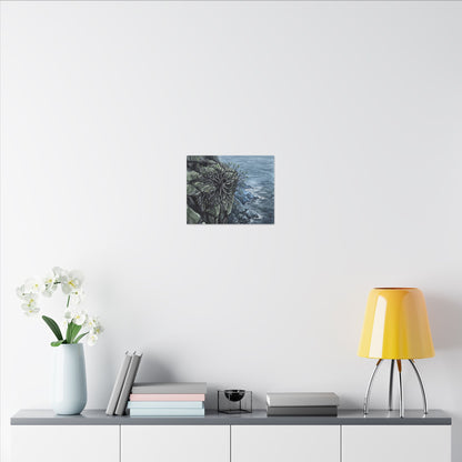 Pine Tree Spring Canvas Art | Japandi Neutral Design