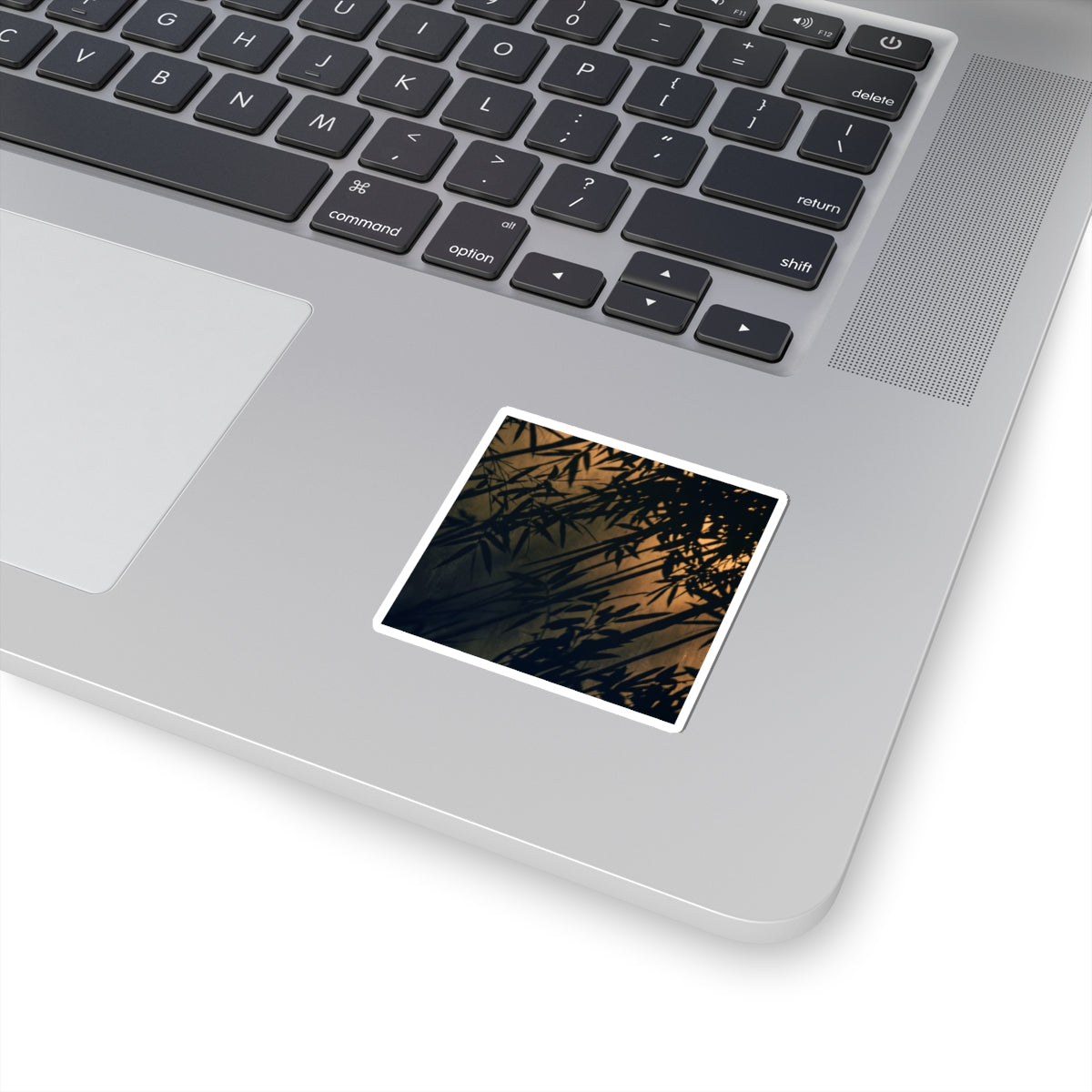 Shadow Play Summer Sticker | Dark Japandi Sophisticated Design