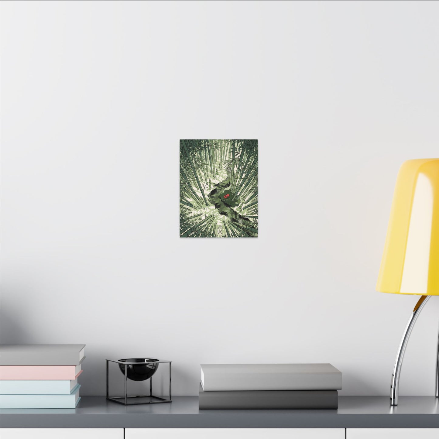 Peaceful Bamboo Grove Canvas Art - Ukiyo E Inspired Zen