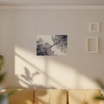 Ma Cherry Blossom Canvas Art - Kintsugi Gold Vein