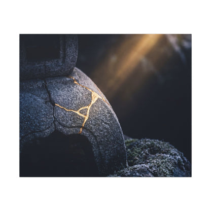 Ma Moonlit Garden Canvas Art - Kintsugi Broken Beauty