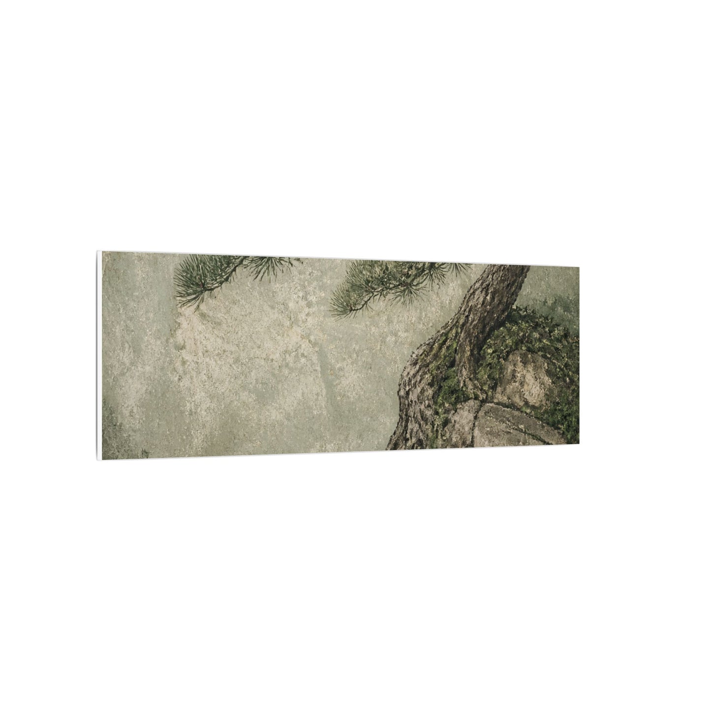 Fukinsei Pine Tree Canvas Art - Japandi Texture