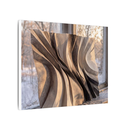 Mono No Aware Paper Fold Canvas Art - Japandi Minimal Line