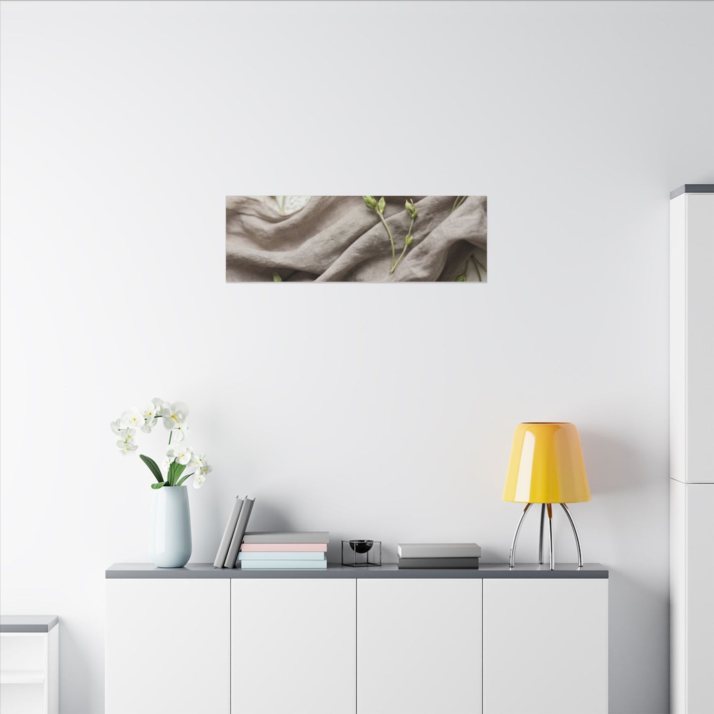 Overcast Silk Drape Canvas Art - Japandi Ma