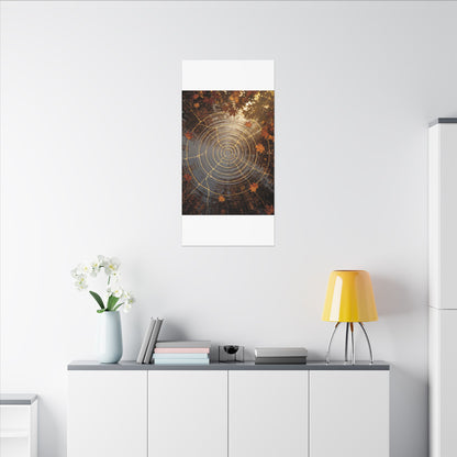 Artful Water Ripple Canvas Art - Gold Vein Kintsugi