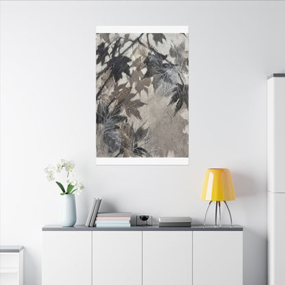 Shadow Play Texture Canvas Art | Cozy Japandi Art