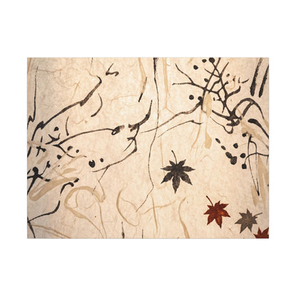 Golden Hour Shoji Screen Canvas Art - Japandi Fukinsei