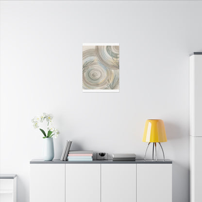 Kanso Water Ripple Canvas Art - Japandi Minimal Line