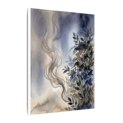 Incense Smoke Summer Canvas Art | Japandi Cozy Design